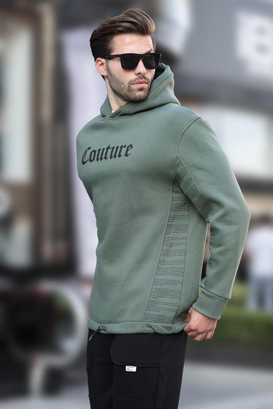 MDX Haki Hooded Printed Men's Sweatshirt 7090 - El Dorado Hills