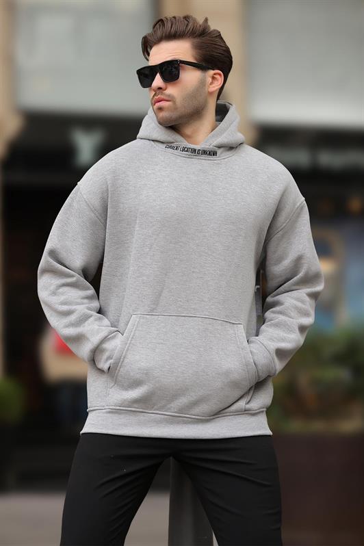 MDX Grimelanj Hooded Embroidered Detail Sweatshirt 7099 - Neuilly-sur-Marne