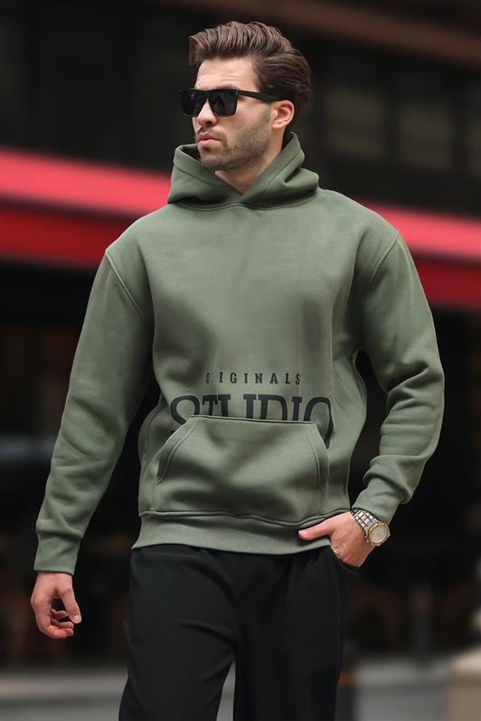 MDX Hooded Sweatshirt with Printed Pocket Detail E7076 - Motril