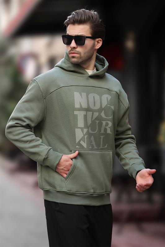 MDX Hooded Men's Sweatshirt with Pocket Detail 7062 - Ampelókipoi