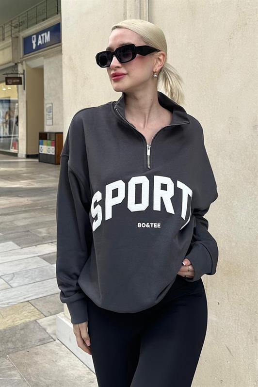 MDX Smoke Half Zip Printed Sweatshirt MG2212 - Roseville