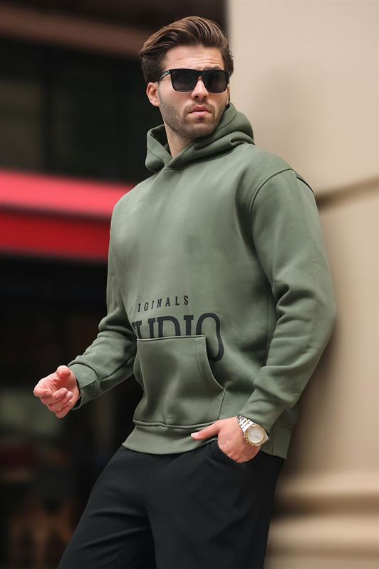 MDX Hooded Sweatshirt with Printed Pocket Detail E7076 - Motril
