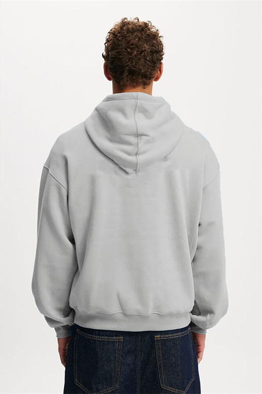 MDX Hooded Kangaroo Pocket Men's Sweatshirt in Gray E7169 - Uruapan