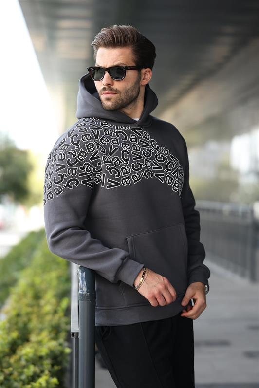 MDX Men's Hooded Sweatshirt with Smoke Print E7160 - Chelmsford