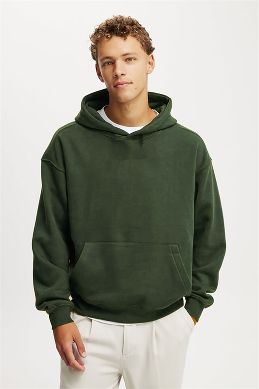 MDX Haki Hooded Kangaroo Pocket Men's Sweatshirt E7169 - Gallatin