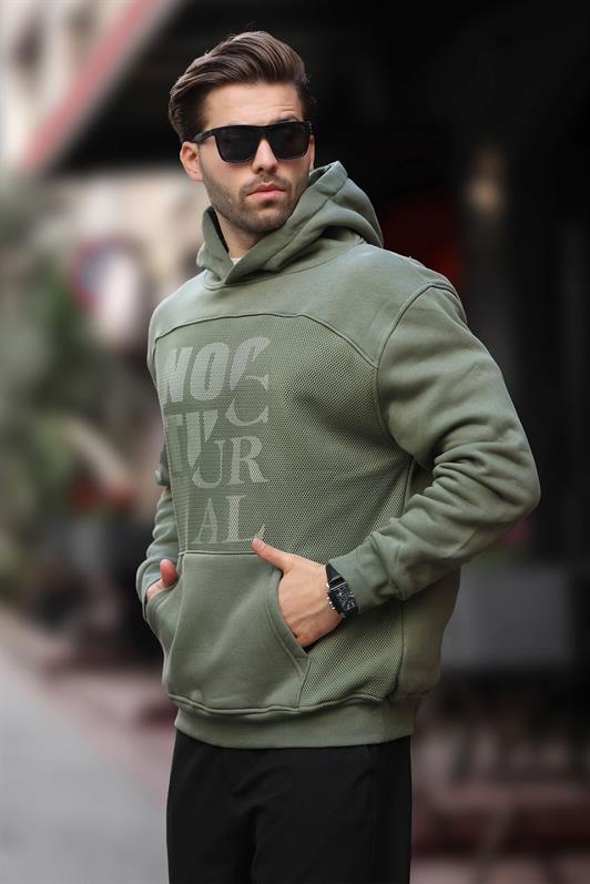 MDX Hooded Men's Sweatshirt with Pocket Detail 7062 - Ampelókipoi