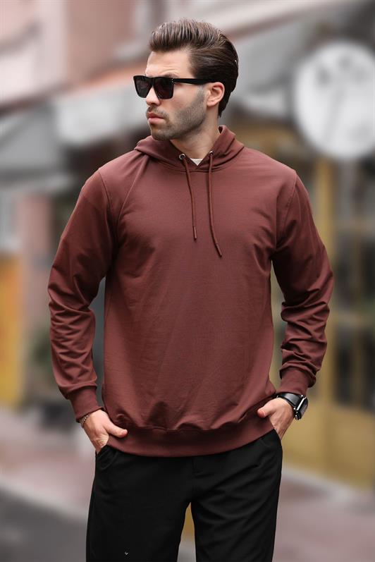 MDX Painful Brown Hooded Men's Sweatshirt 7069 - Roanoke