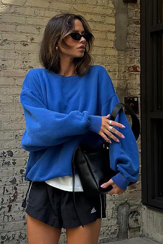 MDX Saks Bicycle Collar Basic Sweatshirt MG1559 - Media