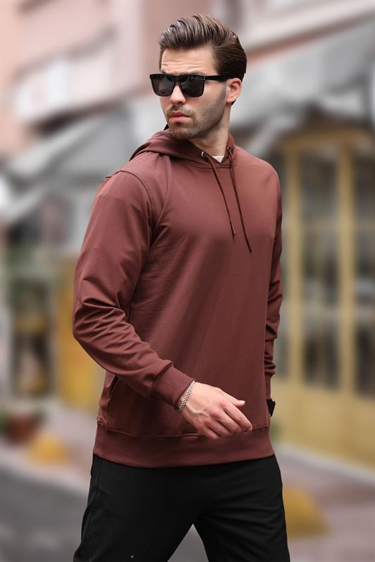 MDX Painful Brown Hooded Men's Sweatshirt 7069 - Roanoke