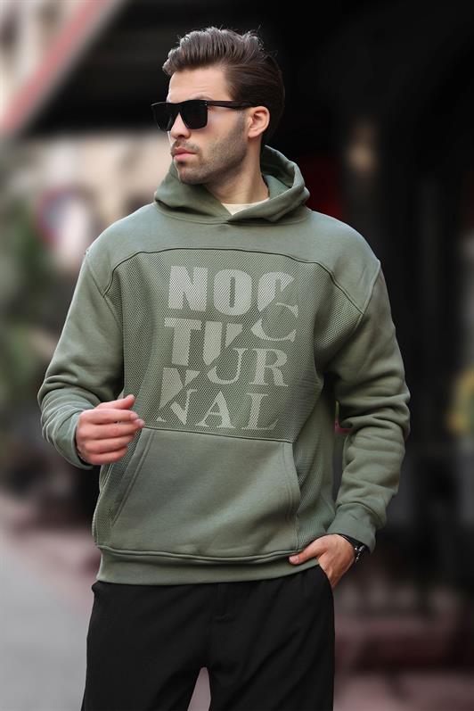 MDX Hooded Men's Sweatshirt with Pocket Detail 7062 - Ampelókipoi