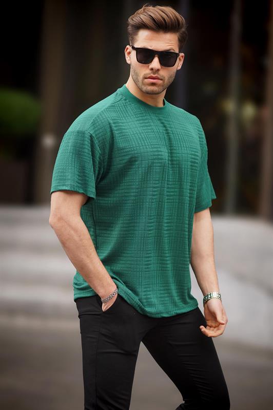 MDX Green Oversized Bicycle Neck Men's T-Shirt 6191 - Weston-super-Mare