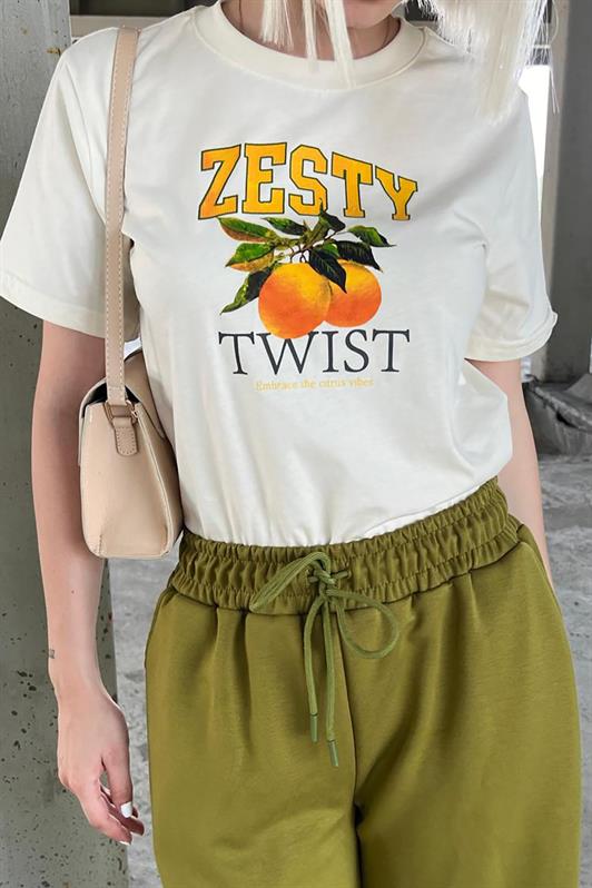 MDX Yellow Bicycle Collar Cotton Short Sleeve Women's T-Shirt MG2150 - Small Heath