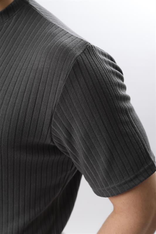 MDX Men's T-shirt with Smoky Scented Line Design Bike Collar E7122 - Plasencia