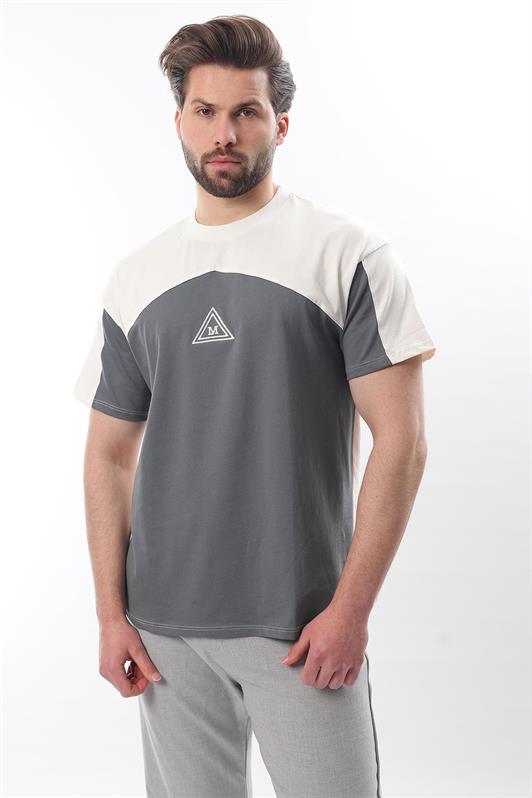 MDX Ekru OverFit Yarn Dyed Men's T-shirt E7104 - Montréal