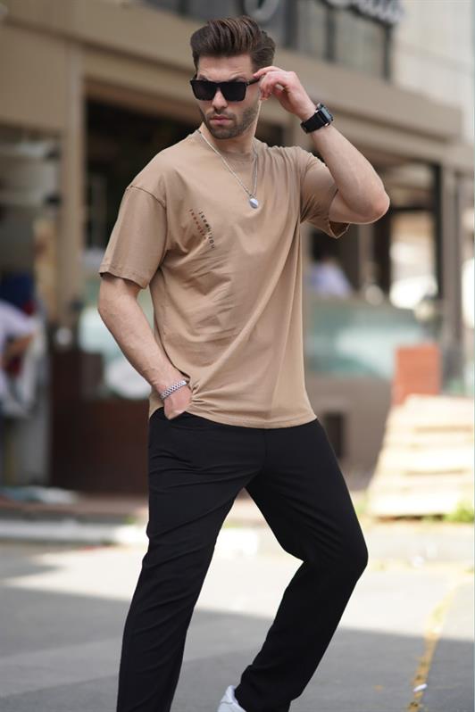 MDX Mink Bicycle Collar Printed Short Sleeve Oversized T-shirt 7036 - Corpus Christi
