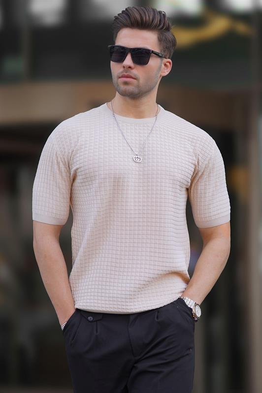 MDX Madmext Men's Beige T-shirt 5685 - Chico