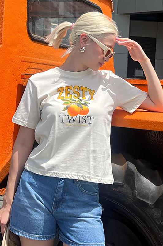 MDX Yellow Bicycle Collar Cotton Short Sleeve Women's T-Shirt MG2150 - Small Heath