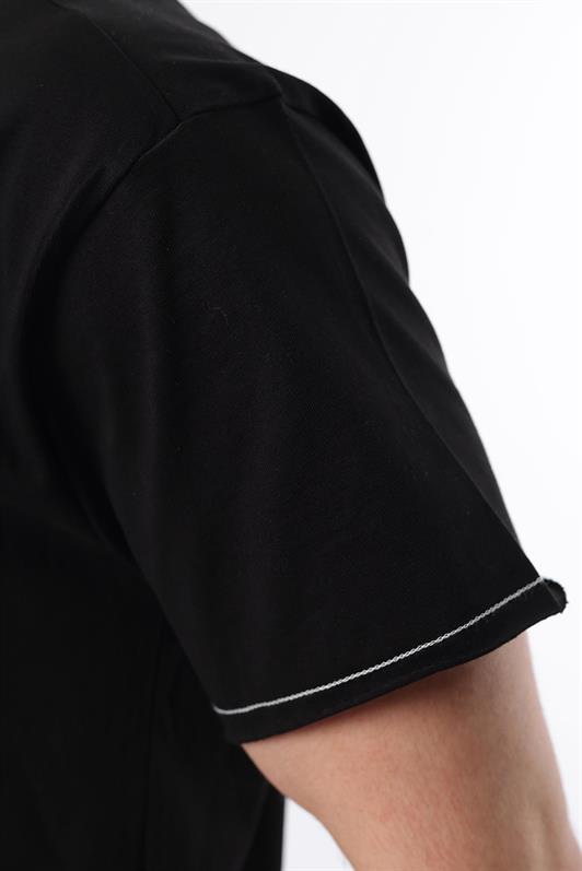MDX Madmext Black Bicycle Collar Basic Men's T-Shirt E7105 - Manukau City