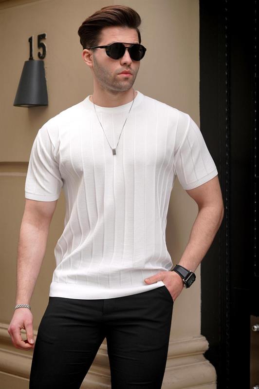 MDX Madmext Men's White T-Shirt 5684 - Bünde