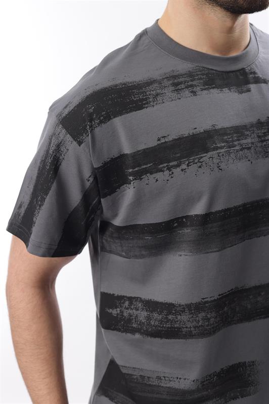 MDX Smoke Printed Regular Fit Men's T-shirt E7107 - Edmonton