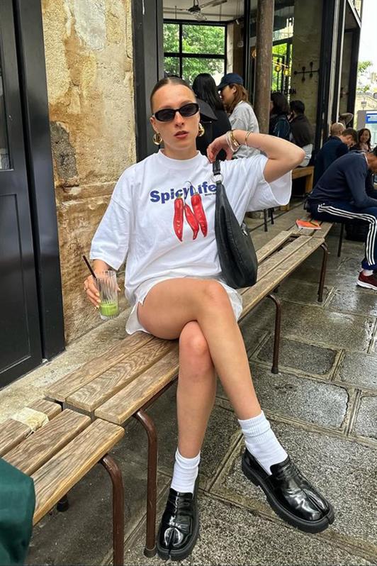 MDX White 100% Cotton Printed Women's T-shirt Mg2452 - Wilrijk