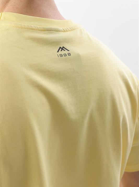 MDX Yellow Printed Embroidered Detail Men's T-shirt E7108 - Accrington