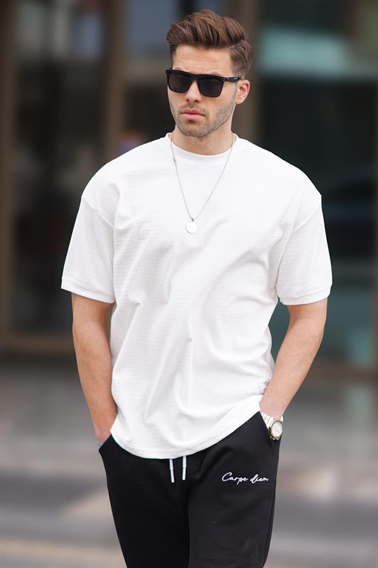 MDX Ekru Basic Oversize Men's T-shirt 7012 - Kearns