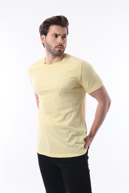 MDX Madmext Men's Yellow Basic T-Shirt 5268 - Girona