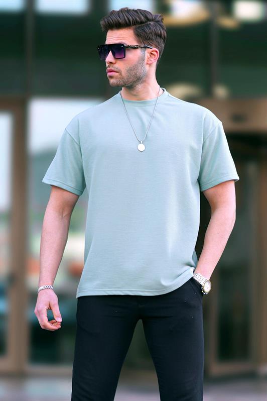 MDX Çağla Green Basic Oversize Men's T-shirt 7010 - Saarbrücken