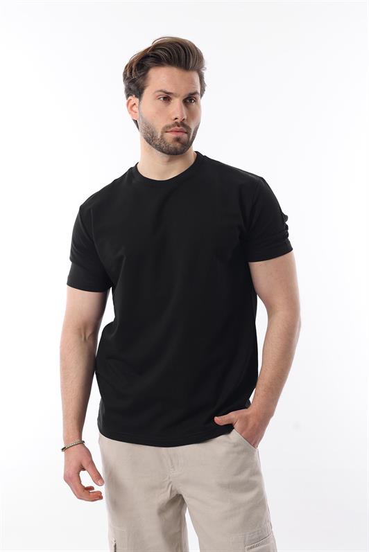 MDX Black Bicycle Collar Basic Short Sleeve T-Shirt 7042 - Herzogenrath