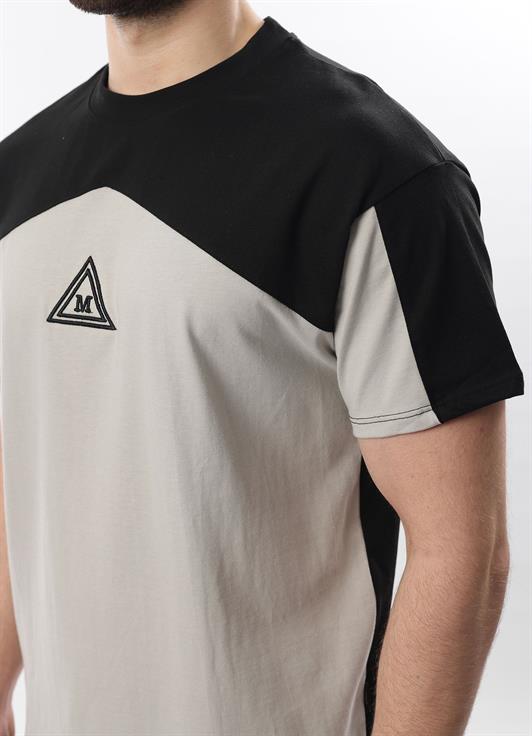 MDX Black OverFit Men's T-shirt with Garnish E7104 - Hoogeveen
