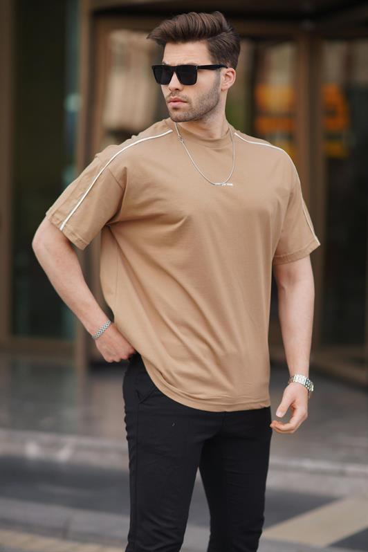 MDX Camel Oversize Bicycle Neck T-shirt 7009 - Duluth