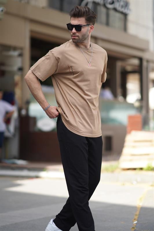 MDX Mink Bicycle Collar Printed Short Sleeve Oversized T-shirt 7036 - Corpus Christi