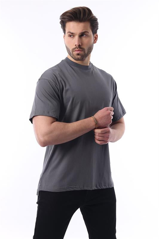 MDX Smoke Bicycle Collar Cotton Patch Detailed Overfit T-shirt 7019 - Tortosa
