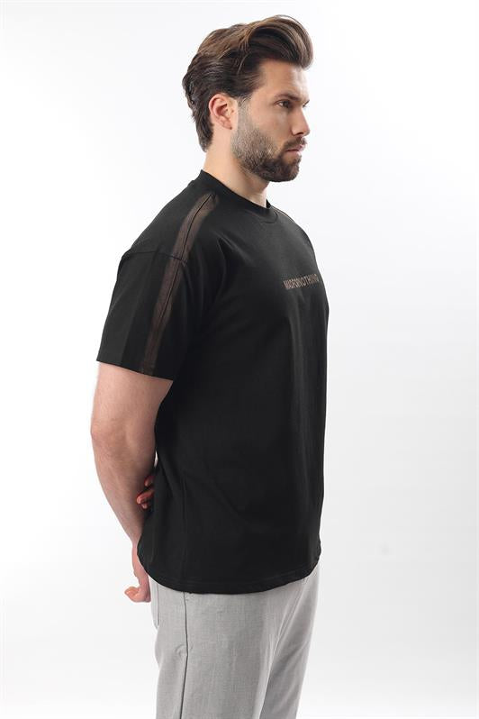 MDX Black Bicycle Print Men's T-shirt E7110 - Spanish Fork