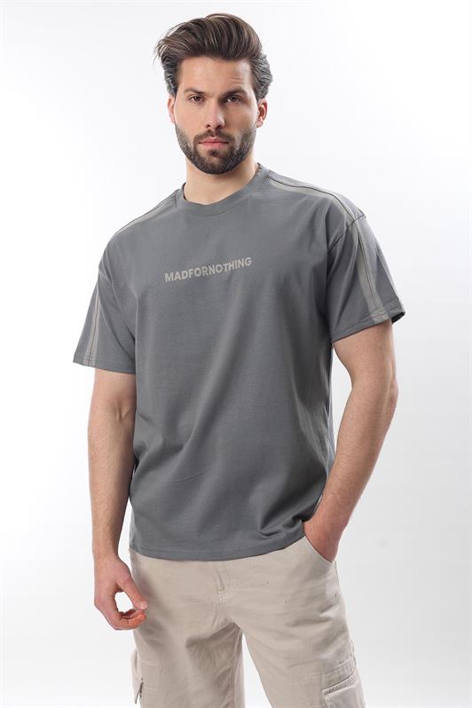 MDX Smoke Bicycle Collar Printed Men's T-shirt E7110 - Ocosingo