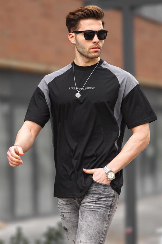MDX Black Bicycle Collar Oversized T-shirt 7002 - Skenderaj