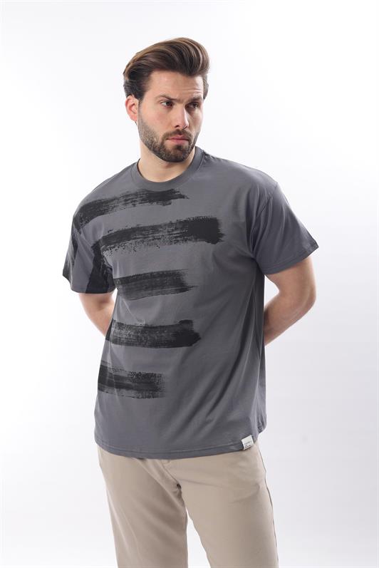 MDX Smoke Printed Regular Fit Men's T-shirt E7107 - Edmonton