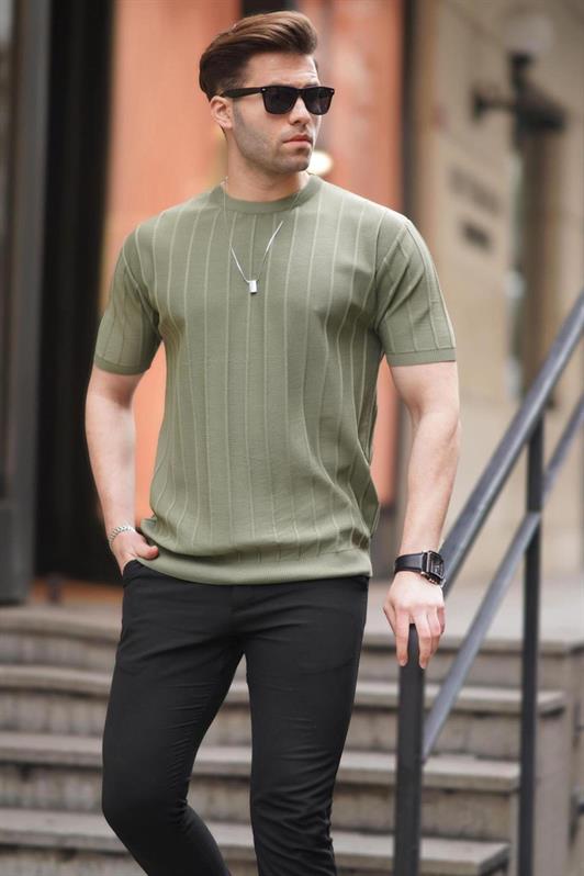MDX Madmext Men's Mint Green T-Shirt 5684 - Tomelloso