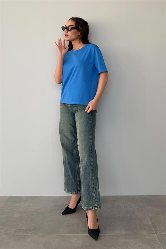 MDX Saks 100% Cotton Padded Oversize Women's T-shirt Mg2442 - Orizaba