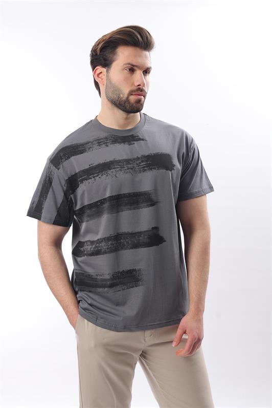 MDX Smoke Printed Regular Fit Men's T-shirt E7107 - Edmonton