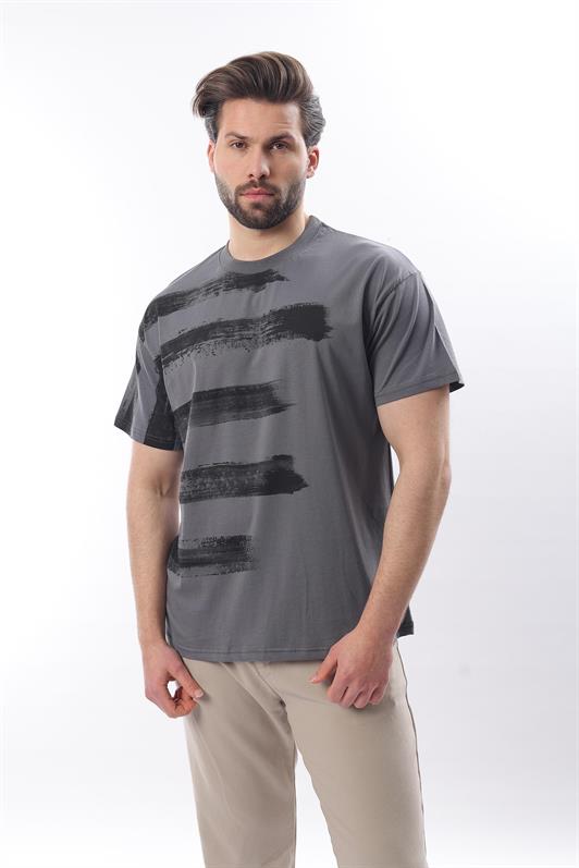 MDX Smoke Printed Regular Fit Men's T-shirt E7107 - Edmonton