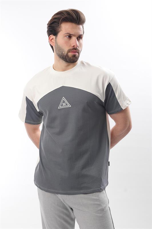 MDX Ekru OverFit Yarn Dyed Men's T-shirt E7104 - Montréal