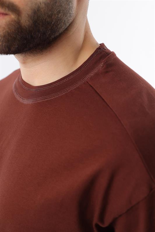 MDX Madmext Bitter Coffee Bicycle Collar Basic Men's T-Shirt E7105 - Riccione Marina