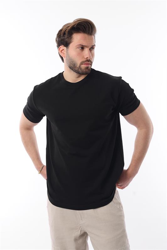 MDX Black Bicycle Collar Basic Short Sleeve T-Shirt 7042 - Herzogenrath