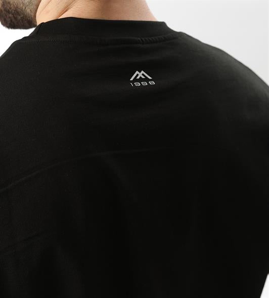 MDX Men's T-shirt with Black Printed Embroidery Detail E7108 - Schwabach