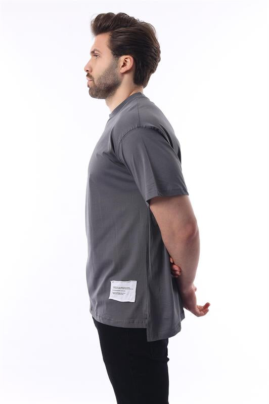 MDX Smoke Bicycle Collar Cotton Patch Detailed Overfit T-shirt 7019 - Tortosa