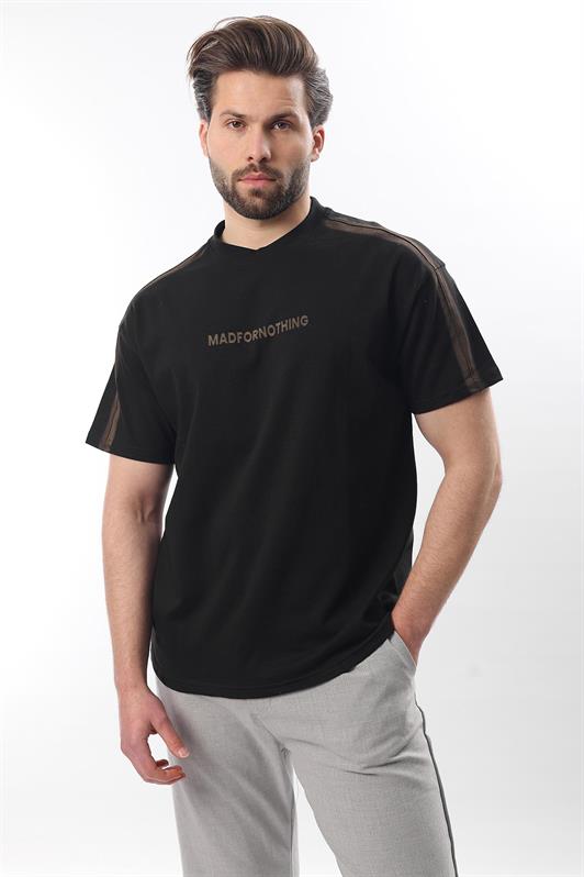 MDX Black Bicycle Print Men's T-shirt E7110 - Spanish Fork