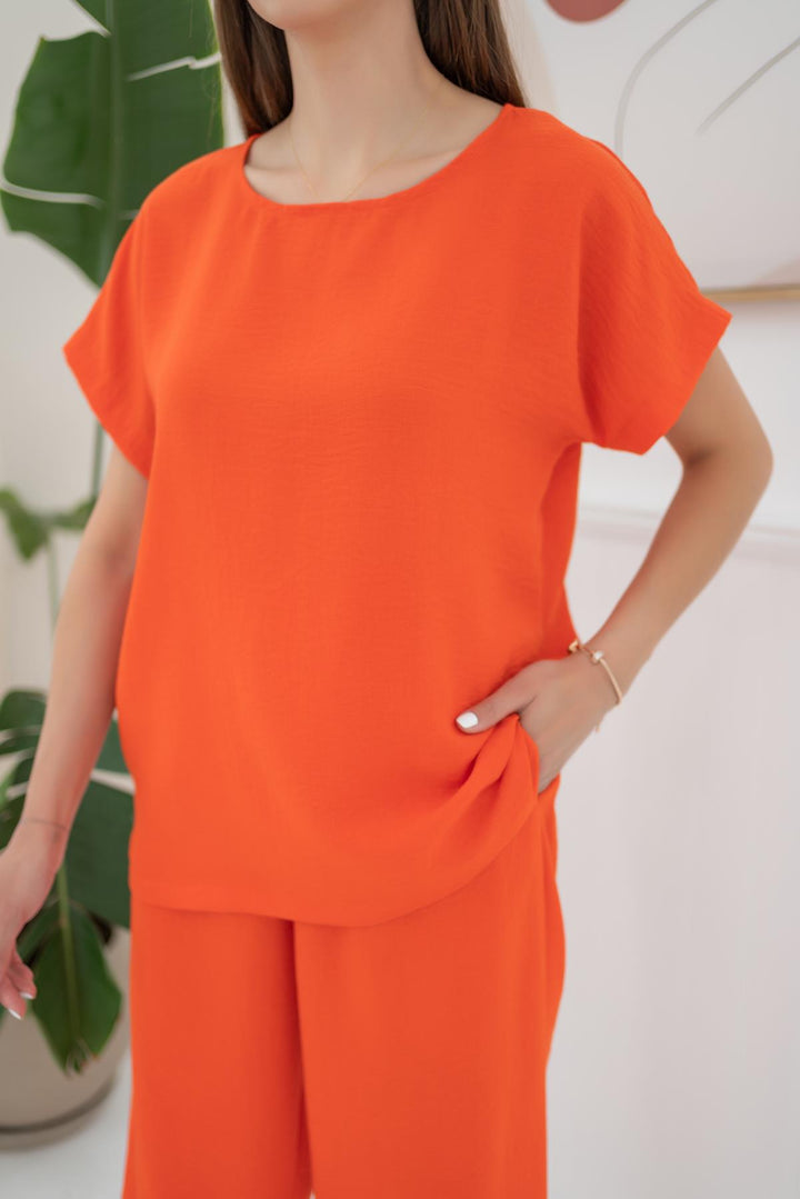 ELS T-Shirt and Pants Set - Orange - Pokrov