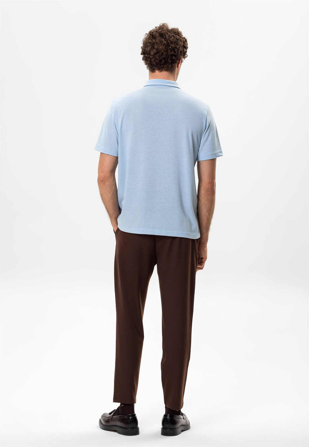 ANT Polo Neck Zippered Men's T-Shirt - Casalnuovo di Napoli